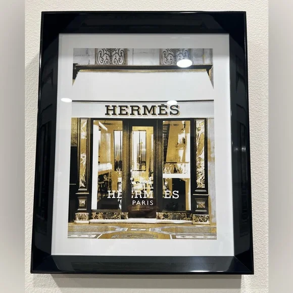 Hermes, Chanel and LV storefronts
